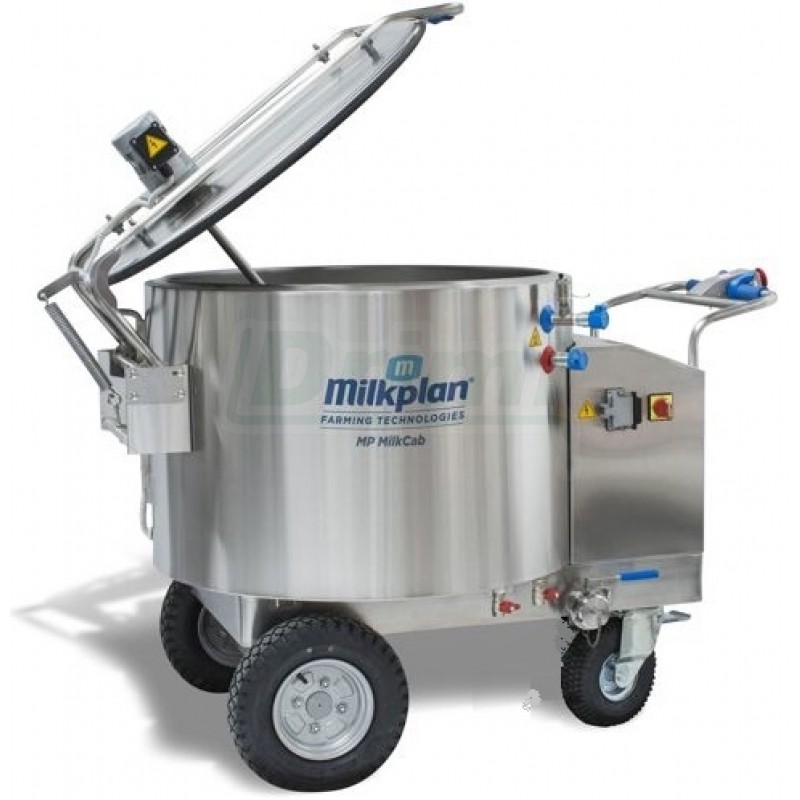 Pasterizační krmný vozík pro telata MILKCAB 100/3 s el. pojezdem