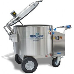 Pasterizační krmný vozík pro telata MILKCAB 200/3 s el. pojezdem