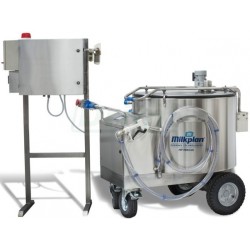 Pasterizační krmný vozík pro telata MILKCAB 200/3 s el. pojezdem