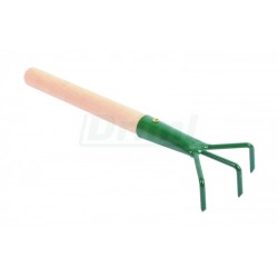 Okopávačka - drápek 3 hrotý s násadou 27 cm