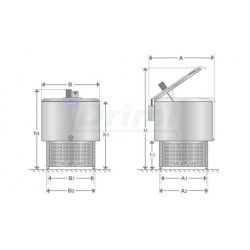Chladicí tank Milkplan MPV 50 litrů