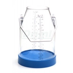 Konev dojicí, plastová, transparentní, 25 lt s cejchováním