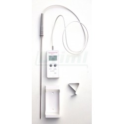 Kalibrovaný dig. teploměr s 300 mm dlouhou nerezovou sondou