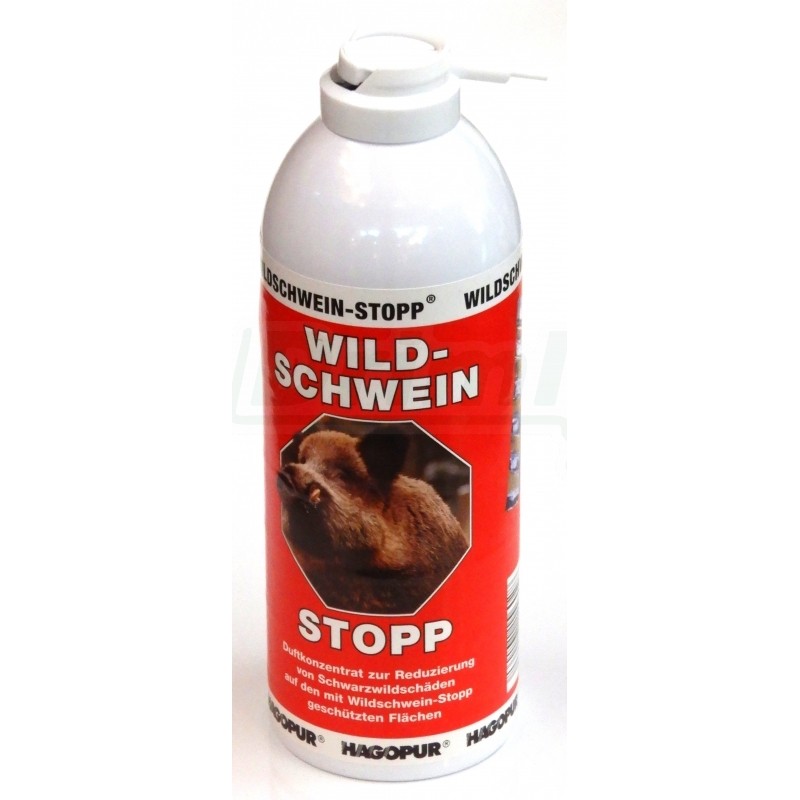 Odpuzovač černé zvěře HAGOPUR - Wildschwein Stopp, 400 ml - červený