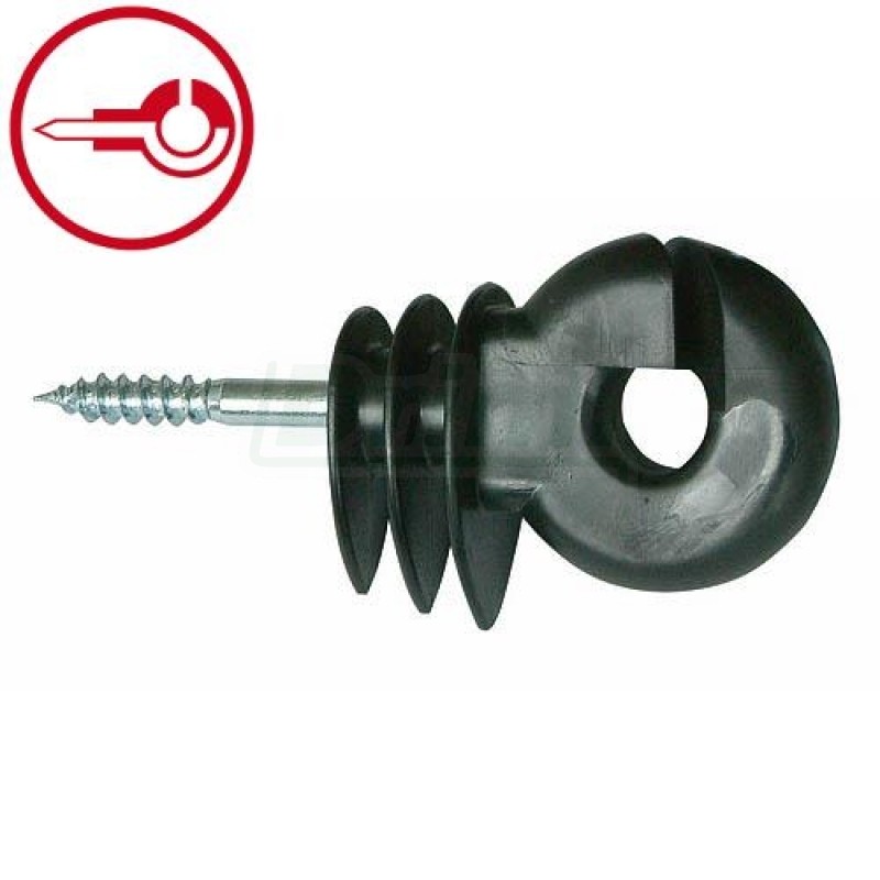 Izolátor AKO DS, velký, s průchozím vrutem 6 mm