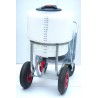 Vozík bez pojezdu s tankem 170 l, s čerpadlem, průtokoměrem a dávkovací pistolí