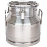 Přepravní nerezová konev 20 l s tříbodově jištěným víkem
