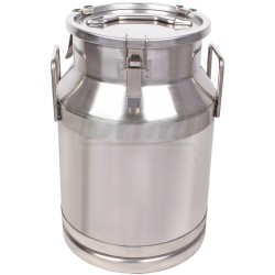 Přepravní nerezová konev 30 l s tříbodově jištěným víkem