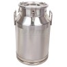 Přepravní nerezová konev 40 l s tříbodově jištěným víkem
