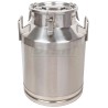Přepravní nerezová konev 50 l s tříbodově jištěným víkem