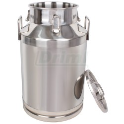 Přepravní nerezová konev 60 l s tříbodově jištěným víkem