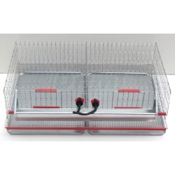 Klec pro chov křepelek střední