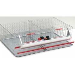 Klec pro chov křepelek střední