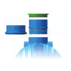 Podzemní zádržná nádrž na vodu 2000 litrů