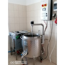 Podstavec pro ohřívač mléka 50 l - nerez