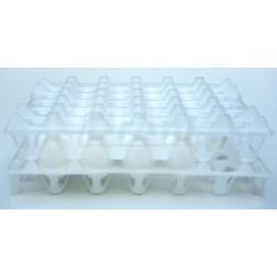 Plastové stohovatelné plato na 30 kusů slepičích vajec