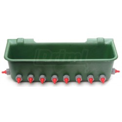 Závěsný žlab 32 litrů, 10 dudlíků pro jehňata