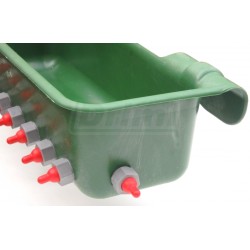 Závěsný žlab 32 litrů, 10 dudlíků pro jehňata