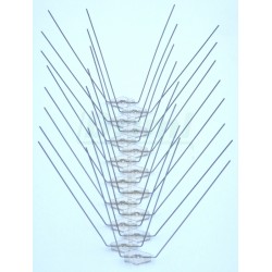 Hrotový pás - 4 řady, délka 33 cm, 32 nerezových hrotů