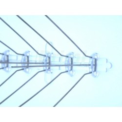 Hrotový pás - 3 řady, délka 50 cm, 50 nerezových hrotů