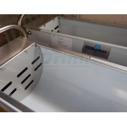 Celonerezová vyhřívaná napáječka 140 litrů 150 x 46 x 35 cm