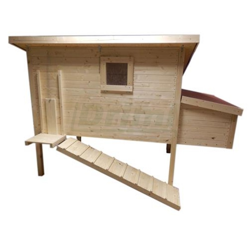 Zateplený kurník pro slepice 182 x 137 x 105 cm