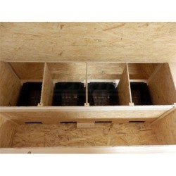 Zateplený kurník pro slepice 182 x 137 x 105 cm