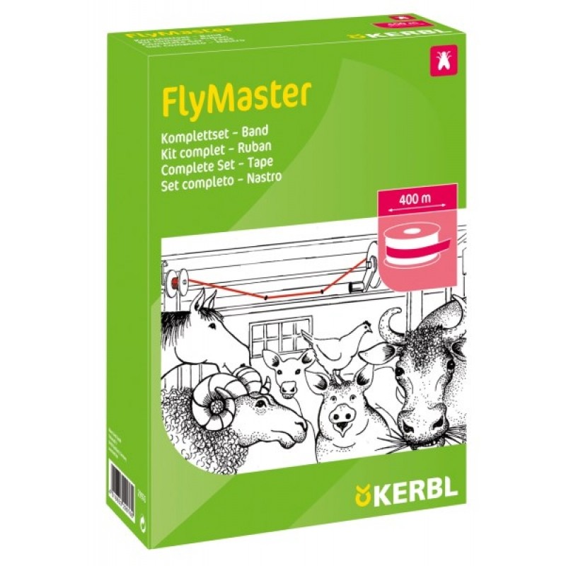 Mucholapka – Fly Master, lepící šňůra 400m 2x buben, 2x kladka-komplet