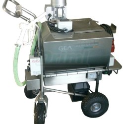 Vozík s mixérem pro telata MilkBuggy 100 l nerez, ohřev bez pasterizace, dávkování, bez pojezdu