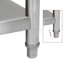 Nerezový regál 4 police