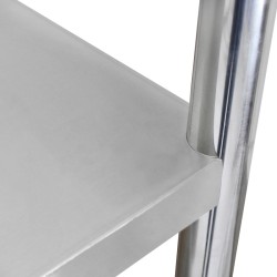 Nerezový regál 4 police