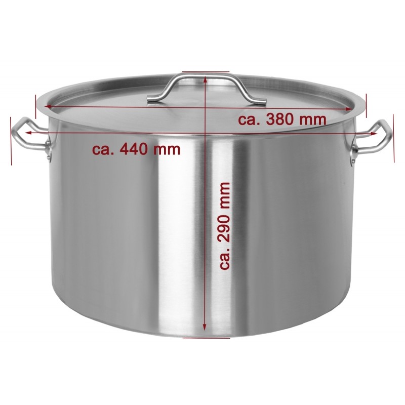 Nerezový hrnec 22 l