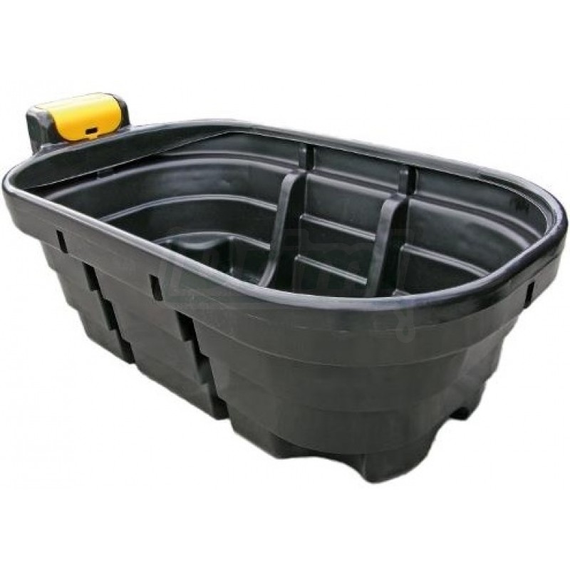 Napájecí žlab s ventilem, oválný  800 litrů