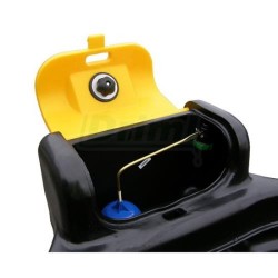 Napájecí žlab s ventilem, oválný  800 litrů