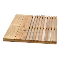 Rošt dřevěný - tvrdé dřevo,  rozměry  90 x 77 x 5 cm, příjemný, teplý, nejvíc prodávaný