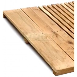 Rošt dřevěný - tvrdé dřevo,  rozměry  90 x 77 x 5 cm, příjemný, teplý, nejvíc prodávaný