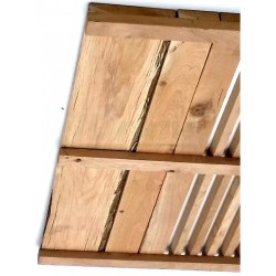 Rošt dřevěný - tvrdé dřevo,  rozměry  90 x 77 x 5 cm, příjemný, teplý, nejvíc prodávaný