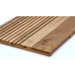 Rošt dřevěný - tvrdé dřevo,  rozměry  90 x 77 x 5 cm, příjemný, teplý, nejvíc prodávaný