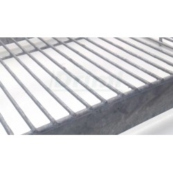 Rošt drátěný, žárově zinkovaný, mezery mezi dráty 11 mm, Rozměry 900 x 780 x 45 mm, vysoká kvalita