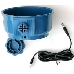 Vyhřívaná miska 600 ml,10W, napájení 5 - 9 V, s upínačem na pletivo