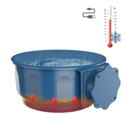 Vyhřívaná miska 600 ml,10W, napájení 5 - 9 V, s upínačem na pletivo