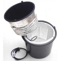 Kbelíková vyhřívaná napáječka 12 litrů, 230V/50Hz, 32W, odnosná