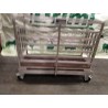 Mobilní víceúčelová plošinová/klecová hliníková váha pro ovce, kozy, prasata atd  150 kg/100g, 60 x 150 x 110 cm , ocel/lak