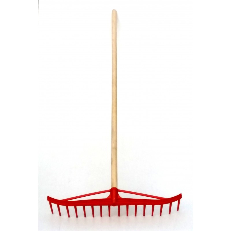 Hrábě na seno plastové s násadou 16 zubů, délka 160 cm