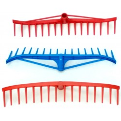 Hrábě na seno plastové s násadou 16 zubů, délka 160 cm