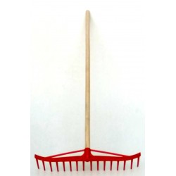 Hrábě na seno plastové s násadou 16 zubů, délka 160 cm