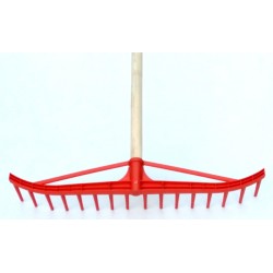 Hrábě na seno plastové s násadou 16 zubů, délka 160 cm