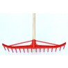 Hrábě na seno plastové s násadou 16 zubů, délka 160 cm