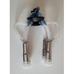 Asynchronní dojicí souprava silikon / nerez,  pro skot