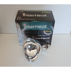 Infražárovka INTERHEAT čirá 150W, bal. 2ks odol. tvrzené sklo